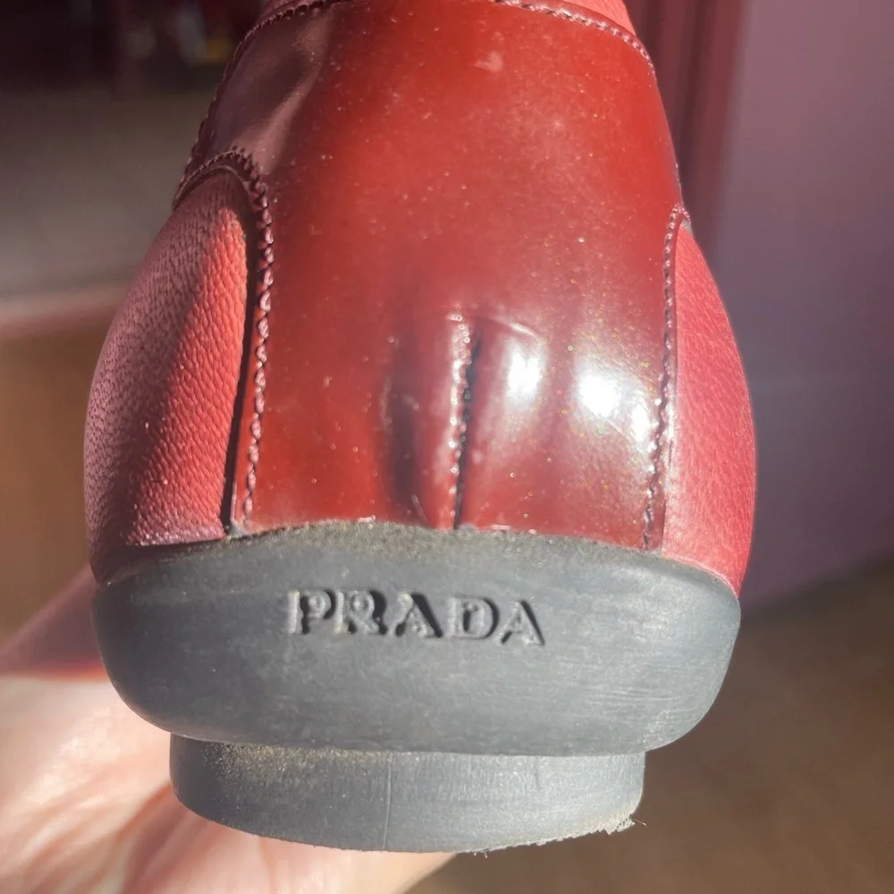Prada Women's 2000s Sporty Ballerina Flats - Picture 9 of 9